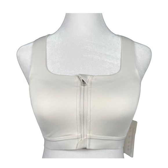 all in motion Other - Women's Cream Zipper Front Sports Bra